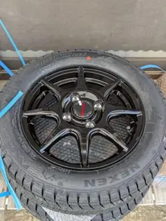 新品 2025年製 155/65R13 13インチ スタッドレスタイヤホイールのサムネイル