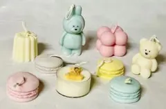 韓国風 くま マカロン　カヌレ　キャンドル　まとめ売りのサムネイル