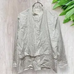 UNIQLO ユニクロ スーピマコットンシャツジャケット S 長袖 ホワイト