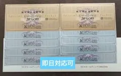 ゼビオホールディングス 株主優待券 20%OFF券2枚 10%OFF券8枚