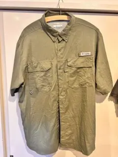 Columbia PFG 半袖シャツ オムニシェイド 釣り アウトドア