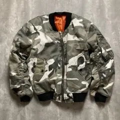 来※バン様Fostex garments アーバンカモ MA-1迷彩 中綿 - メルカリ