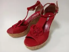 新品未着用　CERVONE　チェルヴォーネ　ウエッジサンダル　38　イタリア製