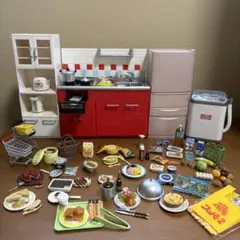 ぷちサンプル　ぷちスーパー　たっぷりさん　クックさん　家電棚　まとめ売り