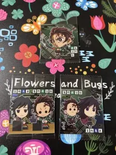 鬼滅の刃ディフォルメシールウエハース　13 14冨岡義勇&竈門炭治郎　3枚セット