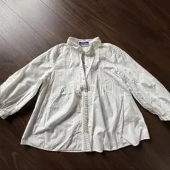 BURBERRY BLUE LABEL フリルスリーブブラウス オフホワイト - メルカリ