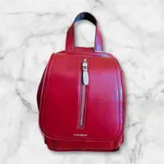 COLE HAAN 赤リュック コールハーン スーツケース取付 トロリーストラ 