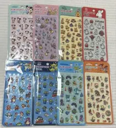ぷくぷくシール Disney 8枚セット