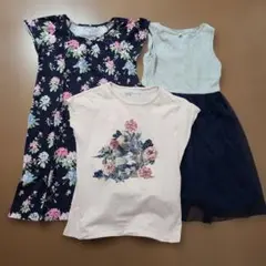 女の子　ユニクロ　 Tシャツワンピース 140　まとめ売り ポール&ジョー