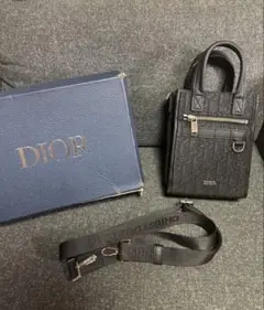 DIOR ディオール オブリーク ショルダーバッグ ブラック