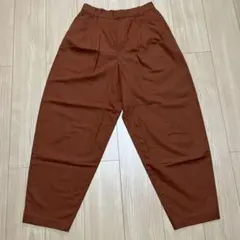 【UNIQLOユニクロ】リネンブレンドバレルレッグパンツ　Mサイズ