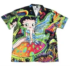 新品未使用タグ付き　☆ベティちゃんシャツ　ベティブープアロハシャツ　メンズ　XLのサムネイル