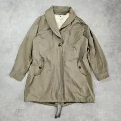 グローバルワーク モッズコート ボアライナー付 カーキ