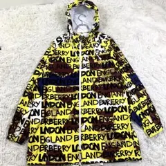 美品 バーバリーロンドン ナイロンジャケット マルチカラー 総柄 サイズ50