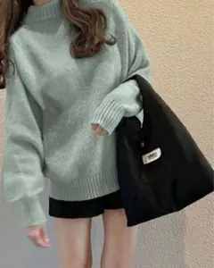 GRL モヘヤタッチビッグニットトップス　【an1264】16