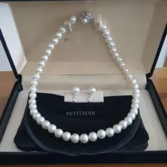 PETITSOIR パール ネックレス イヤリングセット