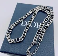 DIOR CDロゴ チェーンネックレス シルバーのサムネイル