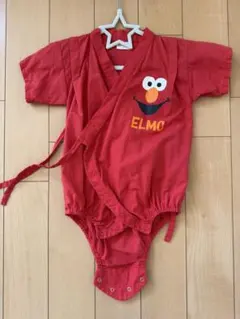 エルモ　甚平風ロンパース 80cm 赤