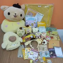 ポムポムプリン　グッズ　食器　ぬいぐるみ　収納ボックス　大量まとめ売り
