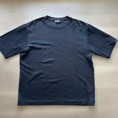 UNIQLO メンズ　エアリズムコットンオーバーサイズTシャツ5分袖
