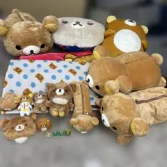★リラックマ まとめ売り 18点 ぬいぐるみ マスコット ブランケット 小物格安