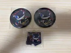 ペルソナ5 ロイヤル モルガナ モナ 缶バッジミラー アクリル