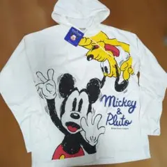 タグ付き　90's　Mickey Family パーカー プルート　ミッキーのサムネイル