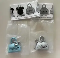 ミッキー PVCバッグ カプセルトイ 2個セット