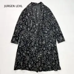 JURGEN LEHL ヨーガンレール ﾌﾞﾗｯｸ ｳｰﾙ ﾉｰｶﾗｰ ﾛﾝｸﾞｶｰﾃﾞｨｶﾞﾝ Jurgen Lehl - JURGEN LEHL ヨーガンレール ブラック ウール ノー