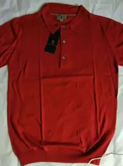 新品タグ付き　TAKEO KIKUCHI　タケオキクチ　半袖ニットポロシャツ