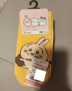【即日】ちいかわ　靴下３つ　19-24cm