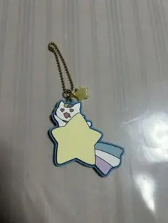 ニャンコ先生 星型 デザインキーホルダー