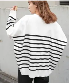 Colony2139 ホワイト/ブラック ストライプ Fサイズ