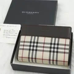2025年最新】BURBERRY LONDON 二つ折り財布の人気アイテム