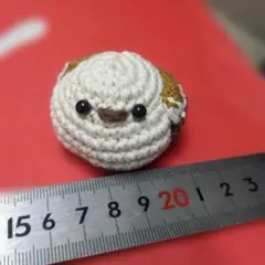 シマエナガちゃん　　あみぐるみ　　ハンドメイド　インテリア➇