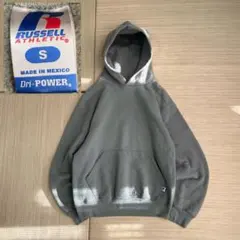 90s メキシコ製 ラッセルアスレチック プルオーバー 無地 パーカー S