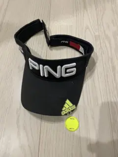 PING サンバイザー adidas ボールマーカー セット ゴルフ