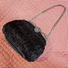 新品未使用＊LEST ROSE＊パーティバッグ＊レストローズ＊パール＊ビーズ＊黒