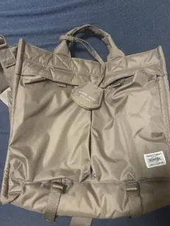お値下げ　PORTER×HYKE 2WAY TOTE BAG サンドストーン
