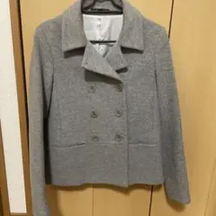 theory グレー ダブルブレスト ジャケット サイズ 2