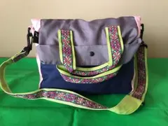 ルートートショルダーバック 2 Way 表と後ろの両面使い可