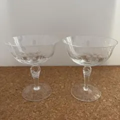 WMFヴェーエムエフ シャンパングラス　デザートグラス　カクテルグラス　2客