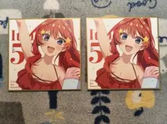 五等分の花嫁 映画特典色紙 五月 2枚セット