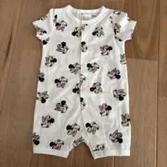 Disney ミニーマウス柄ロンパース　パジャマ 75センチ