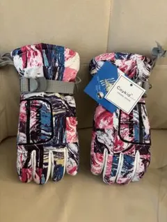【未使用】スキーグローブ　スノーグローブ ジュニア Mサイズ（9-14歳）