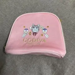 GODIVA 限定 ポーチ 猫 バレンタインのサムネイル