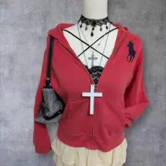 るい様専用ラルフローレン ジップパーカー ビッグポニー y2k 平成ギャル　春物