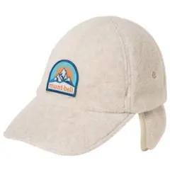 モンベル キッズ クリマプラス イヤーウォーマーキャップ アイボリー