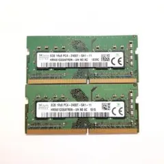 PC4-2400T 8GB×2枚 16GB 動作確認済み SK hynix ddr4 16gb ノート SK HYNIX PC4-2400T 8GB 2枚で 16GB DDR4
