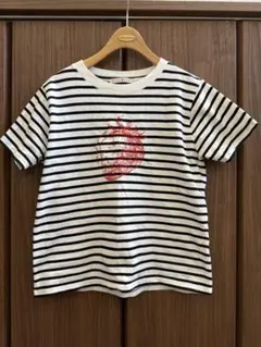 チャイルドウーマンイチゴ刺繍デザイン 半袖Tシャツのサムネイル